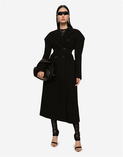 cappotto melania dolce gabbana|CAPPOTTO in Black .